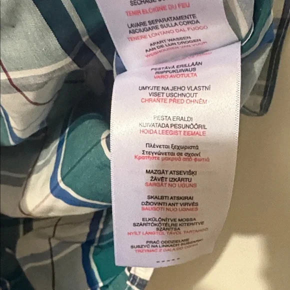 Bench Green and White Plaid Short-Sleeve Button-Down Shirt New with Tags - Picture 9 of 11